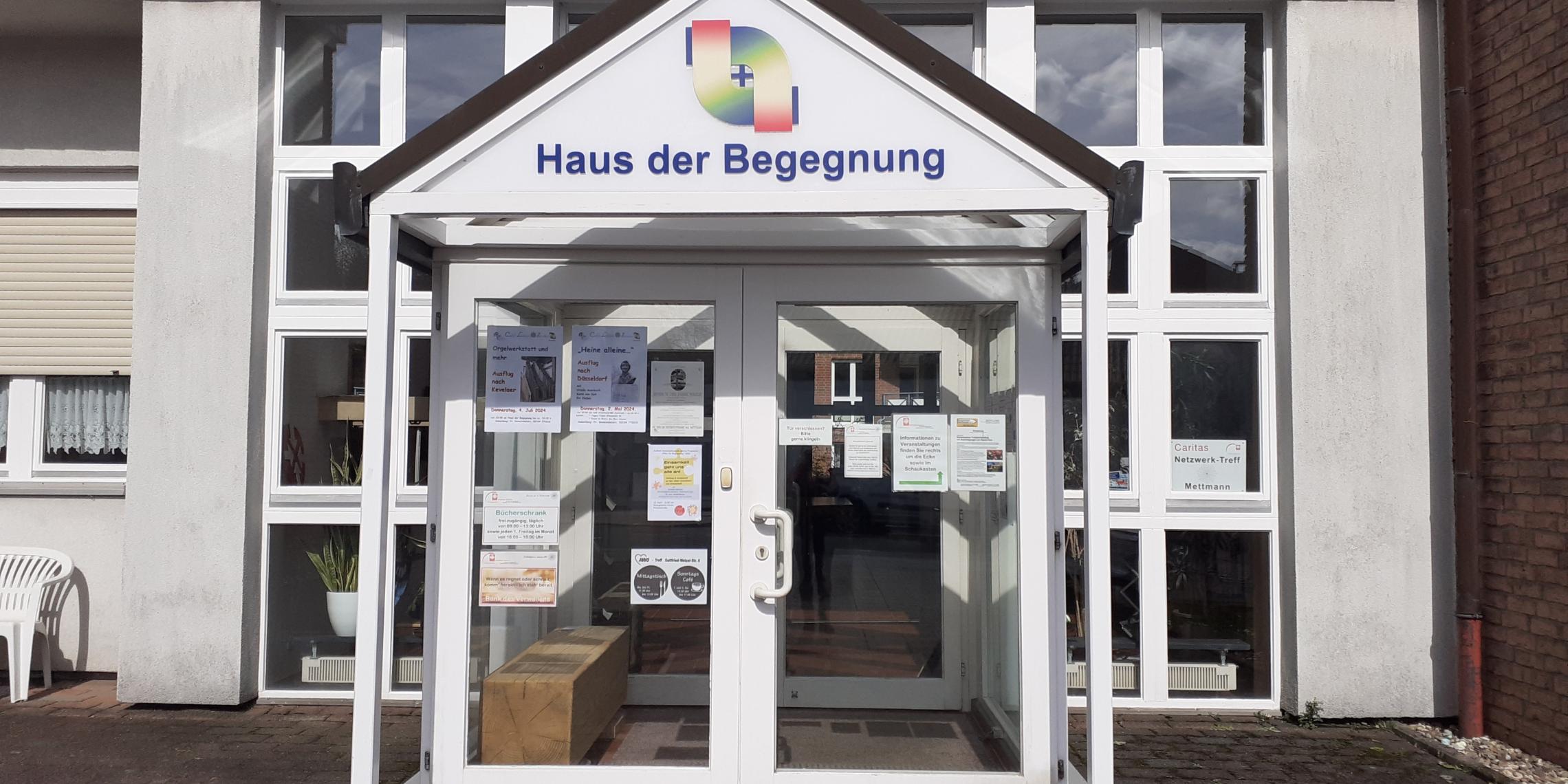 Musterbild EingangHaus der Begegnung