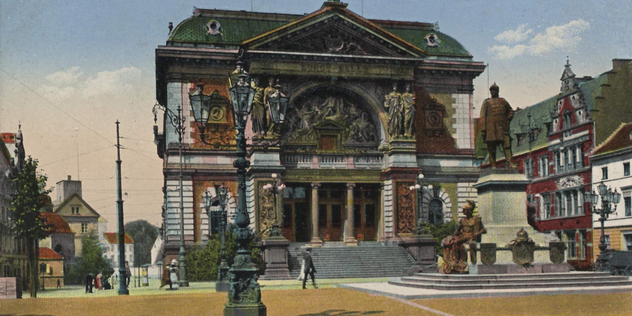 Düsseldorf,_Nordrhein-Westfalen_-_Bismarckdenkmal,_Kunsthalle_(Zeno_Ansichtskarten)